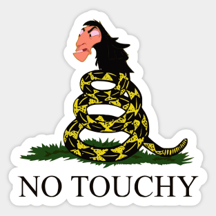 No Touchy! Sticker